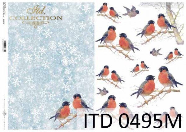 papel decoupage clásico D0495M