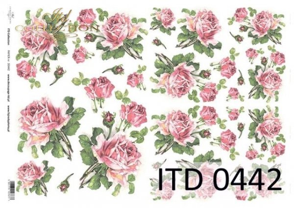 papel decoupage clásico D0442M