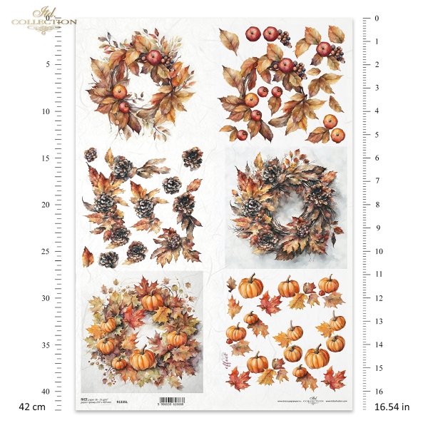 jesienne wianki*autumn wreaths*Herbstgirlanden*guirnaldas de otoño