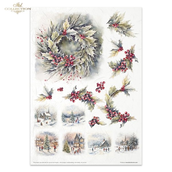 Conjunto Creativo RP073 - Winter Wreath