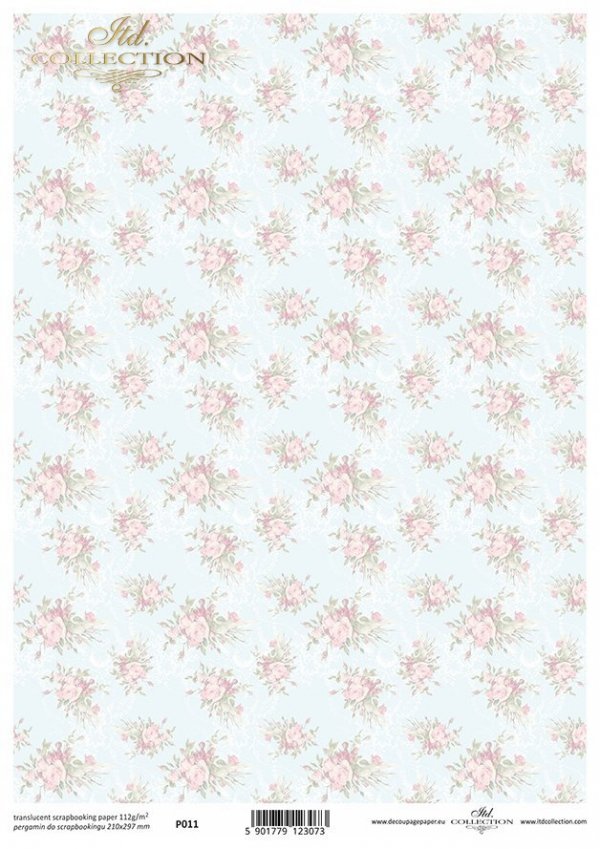 papel para scrapbooking - el papel translúcido P0011