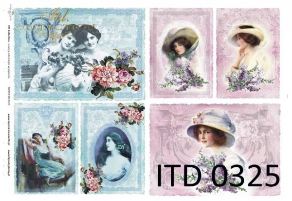 papel decoupage clásico D0325M