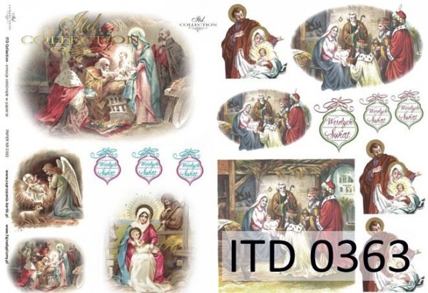 papel decoupage clásico D0363M