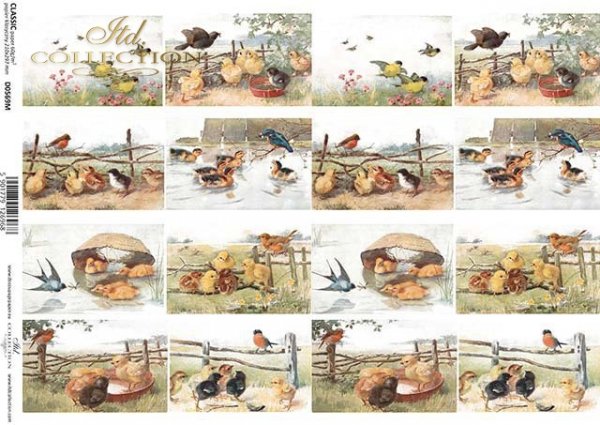 Papel especial para decoupage Pascua*Papír na decoupage Velikonoce*Papier für Decouper Ostern
