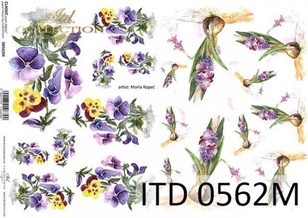 papel decoupage clásico D0562M