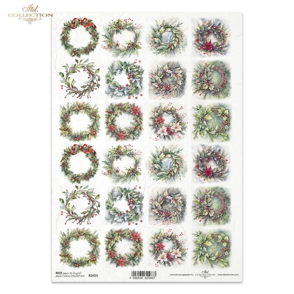 zimowe wianki*winter garlands*Wintergirlanden*guirnaldas de invierno