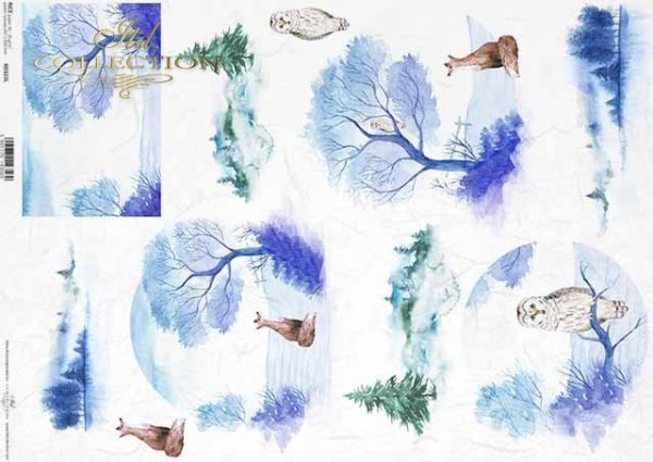 Navidad, vistas de invierno, animales*Weihnachten, Winteransichten, Tiere*Рождество, зимние виды, животные