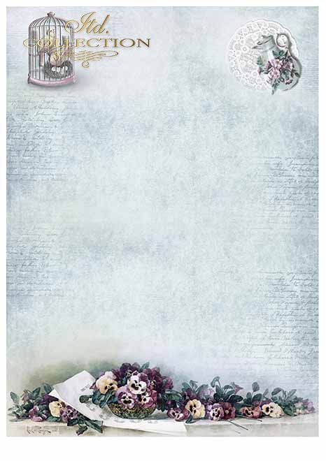 Papiery do scrapbookingu w zestawach - Piękne róże * Papiere für Scrapbooking in Sätzen - Schöne Rosen