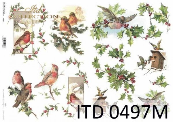papel decoupage clásico D0497M