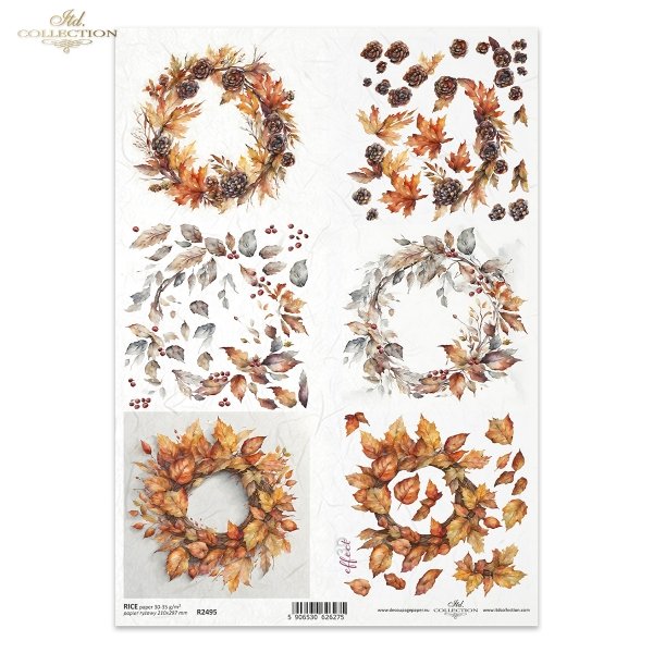jesienne wianki*autumn wreaths*Herbstgirlanden*guirnaldas de otoño