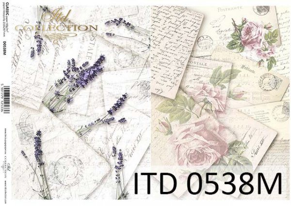 papel decoupage clásico D0538M