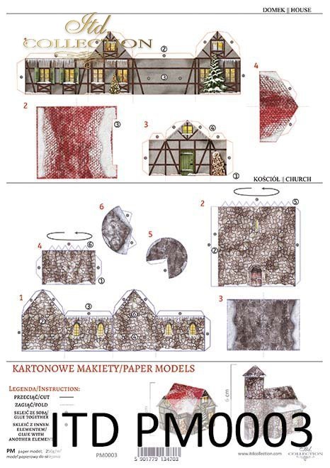 Modele papierowe*Paper models*Modelos de papel*Papiermodelle*Бумажные модели