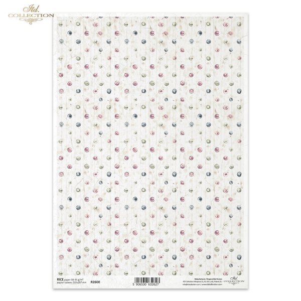 Papel de arroz para decoupage R2600