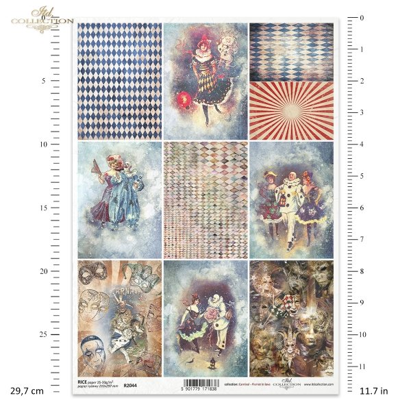 Carnival Series - Pierrot in love, mask, Venetian masks, carnival, carousel, Pierrot, Colombina, Vintage backgrounds, circus, fun, rhombus, harlequin, circus, miniature, miniatures 