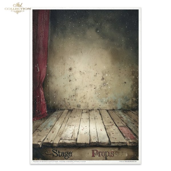 Carnival - When the Curtain Falls * Karnawał, harlekin, teatr, kurtyna, scena, stare deski, romby, vintage, zniszczona tapeta, tekstura, maskarada*Carnival, harlequin, theater, curtain, stage, old planks, diamonds, vintage, distressed wallpaper, texture, 