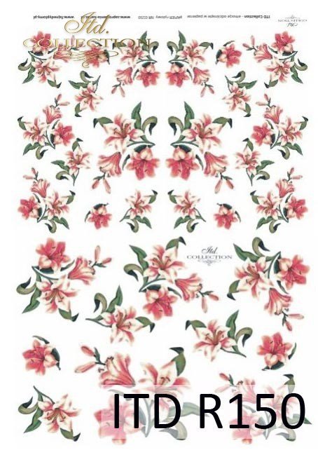 papier-ryżowy-decoupage-kwiaty-lilia-lilie-lilii-ogród-R150
