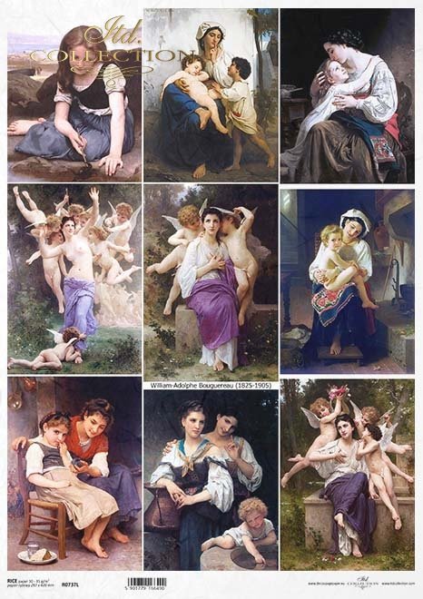 malarstwo William-Adolphe Bouguereau, portrety, aniołki*painting by William-Adolphe Bouguereau, portraits, angels*Gemälde von William-Adolphe Bouguereau, Porträts, Engel*pintura de William-Adolphe Bouguereau, retratos, ángeles