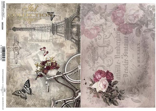 papel decoupage clásico D0533M