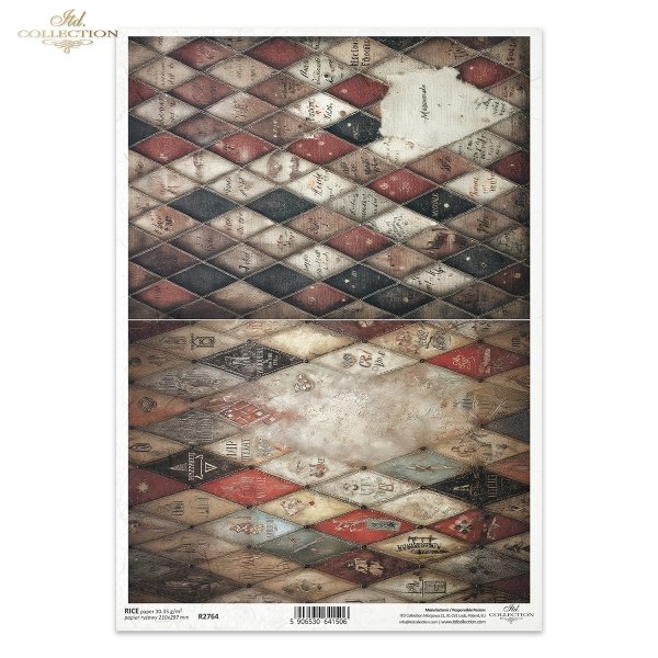 Papel de arroz para decoupage R2764