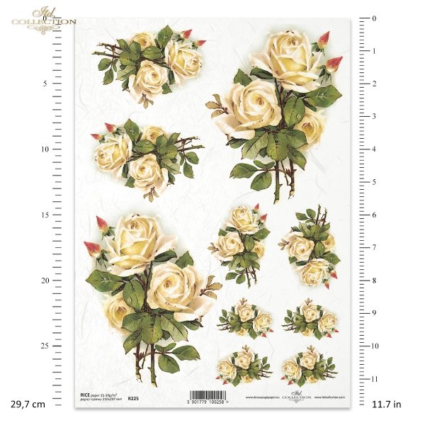 tea bright roses in bouquets. Slightly yellow roses, different sizes, rose, roses