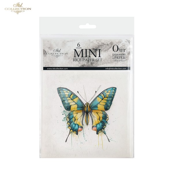 Motyl, akwarela