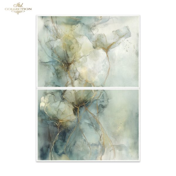 Papier decoupage morwowy FPA2062, dekoracyjne wzory, motywy kwiatowe, bukiet kwiatów, Ogród Muz, Garden of Muses * Mulberry decoupage paper FPA2062, decorative patterns, floral motifs, bouquet of flowers, Garden of Muses *Seria Garden of Muses