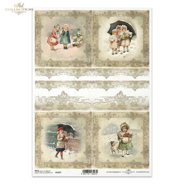 vintage, retro, Boże Narodzenie, zima, dzieci, śnieg, koronka, koronki, ornamenty, dekory, ramka, ramki ozdobne, pies, Christmas, winter, children, snow, lace, ornaments, decors, frame, decorative frames, dog