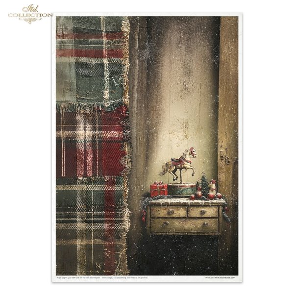 robot, prezenty, święta, vintage, retro, Dziadek do Orzechów, wieniec, pomarańcze, szyszki, lalka, bombki, choinka, pluszowy królik, fotel, pociąg zabawkowy, baletnica, pozytywka, zasłony, konik na biegunach*robot, gifts, Christmas, vintage, retro, Nutcra