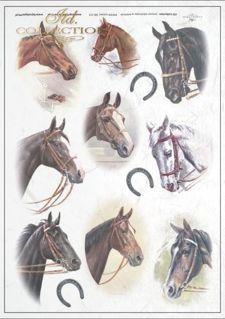 retro, vintage, horses, horses' heads, horseshoe, horseshoes, R272