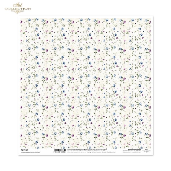 Papier do scrapbooking (HS code 48025890) SL1742