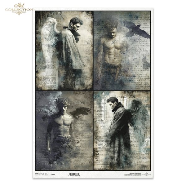 anioły, upadli aniołowie, kruki, gotyk, melancholia, fantasy, vintage, postacie męskie*angels, fallen angels, ravens, gothic, melancholy, fantasy, vintage, male figures