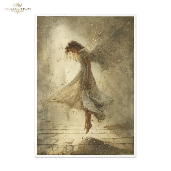 Papier morwowy decoupage FPA3024 seria Light &amp; Shadow - Światło i Cień * Mulberry decoupage paper FPA3024 Light &amp; Shadow * Maulbeerpapier für Decoupage und DIY – Set FPA3024 * Papel decoupage morera FPA3024 Serie Light &amp; Shadow 