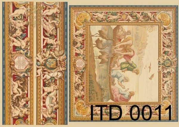 Papier decoupage (HS code 48025700) D0011