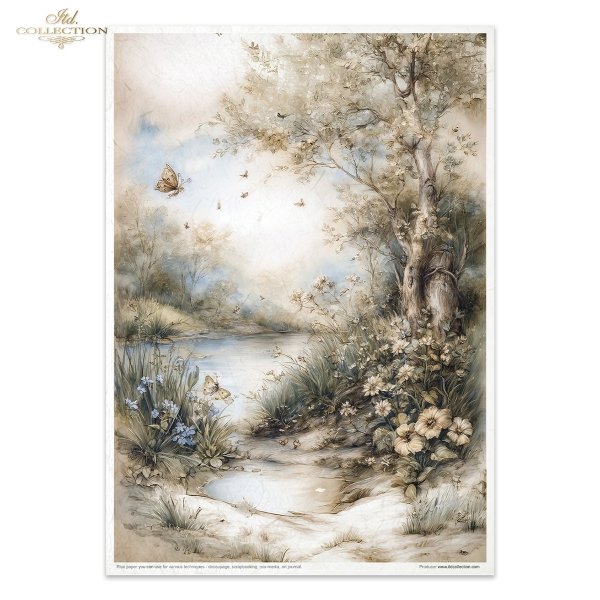 Mouse World - Spring Journey - myszki, sielanka, akwarela, retro, las, natura* Mouse World - Spring Journey - mice, idyll, watercolour, retro, forest, nature