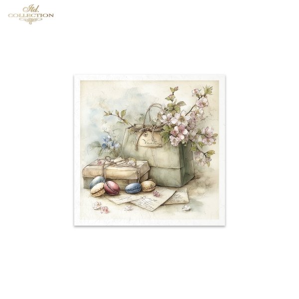  króliki, zające wielkanocne, vintage, akwarela, pisanki, wiosna * rabbits, Easter bunnies, vintage, watercolor, Easter eggs, spring