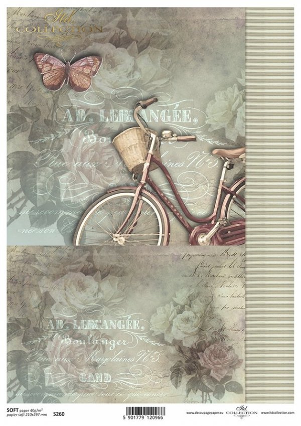 Papier decoupage Soft (HS code 48062000)  S0260