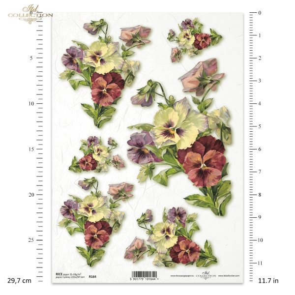  papier-ryżowy-decoupage-łąka-ogród-lato-bukiet-kwiaty-R0164
