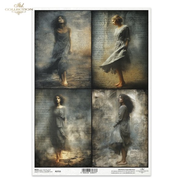 portrety kobiece, melancholia, zwiewne suknie, tajemnica, gotyk, vintage, postarzany papier, nastrojowe*female portraits, melancholy, flowing dresses, mystery, gothic, vintage, aged paper, moody