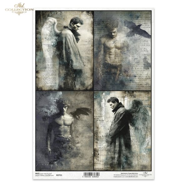 anioły, upadli aniołowie, kruki, gotyk, melancholia, fantasy, vintage, postacie męskie*angels, fallen angels, ravens, gothic, melancholy, fantasy, vintage, male figures