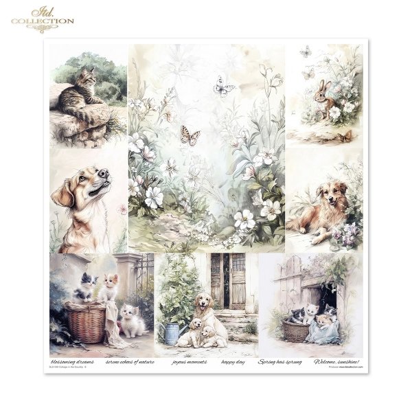 Zestaw do scrapbooking (HS code 48025890) SLS-088 Cottage in the Country