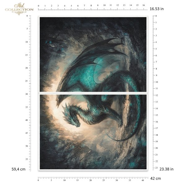 FPA2065 seria „An undiscovered magical world” – Nieodkryty magiczny świat * Mulberry decoupage paper FPA2065 „An undiscovered magical world” * Maulbeerpapier für Decoupage FPA2065 – Unentdeckte magische Welt * Papel decoupage FPA2065