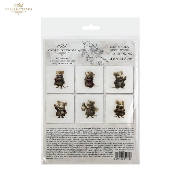 Zestaw papierów ryżowych (HS code 48021000) RSM211