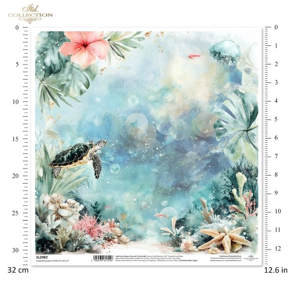 Papier do scrapbooking (HS code 48025890) SL2082
