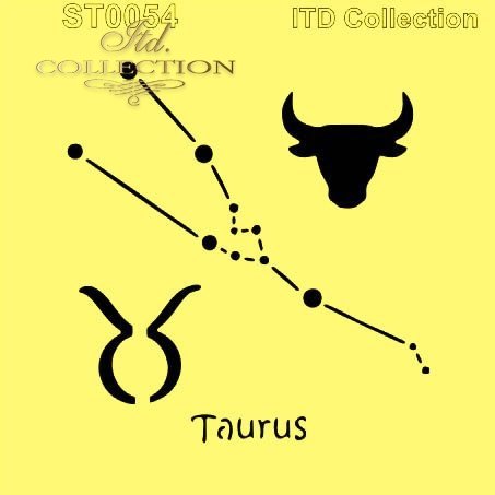 ST0054 - znaki zodiaku - byk