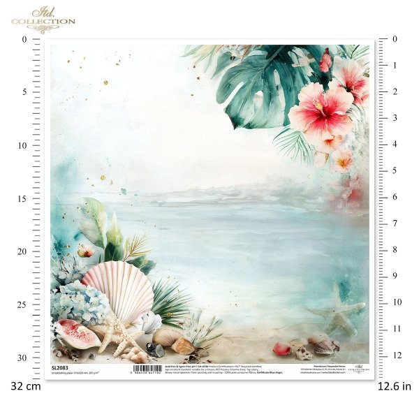 Papier do scrapbooking (HS code 48025890) SL2083