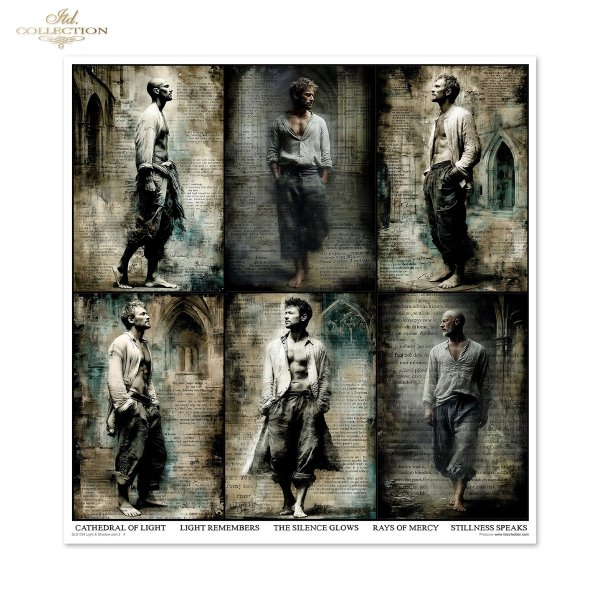 Zestaw papierow do scrapbookingu SLS 098 Light &amp; Shadow - Światło i Cień