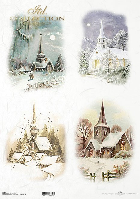 zimowe widoczki, kościół*winter views, church*Winteransichten, Kirche*vistas de invierno, iglesia