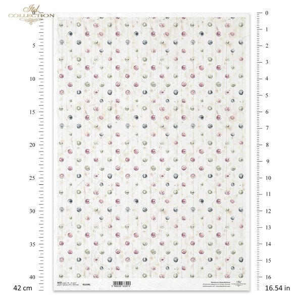 Papier ryżowy (HS code 48021000) R1439L