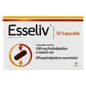 Esseliv Suplement diety wspomagający wątrobę 50 kapsułek (P1)