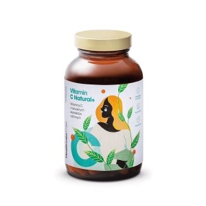 HealthLabs Vitamin C Natural+ witamina C z naturalnych ekstraktów roślinnych suplement diety 120 kapsułek (P1)